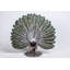 Statue peacock avec plumes out