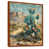 Toile avec cadre flottant brun