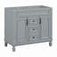 Meuble-lavabo 36 po sans lavabo supérieur, armoire seulement, armoire de rangement moderne avec 2 portes à fermeture douce-130575659