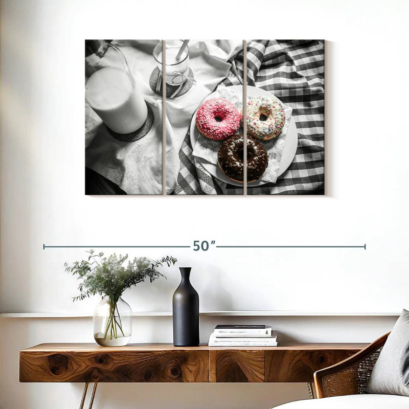 Yarlin Doughnuts, 24" H x 38" W