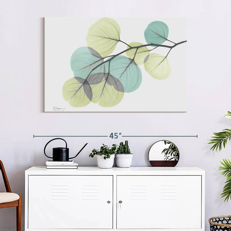 Harnek Turq Eucalyptus, 26" H x 39" W