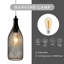 Williston Forge 33Cm Black Cylinder LED Pendant with Wrought Iron Accents