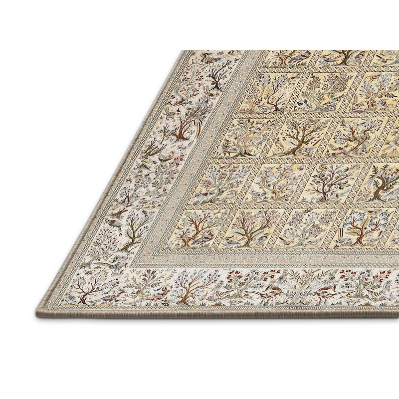 Goheen Indoor Rug, Rectangle 5' x 7'