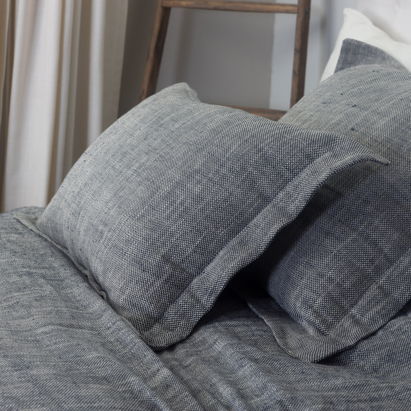 Sensa Cotton Shams, Euro, Indigo