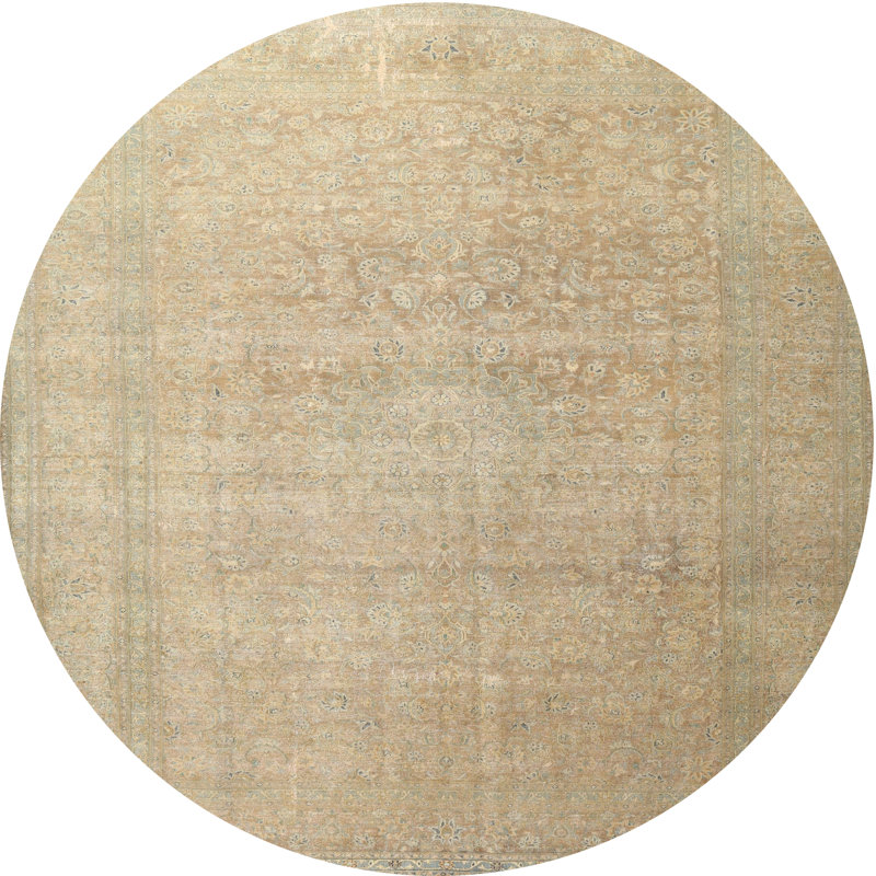 Oriental Indoor Rug, Round 3'