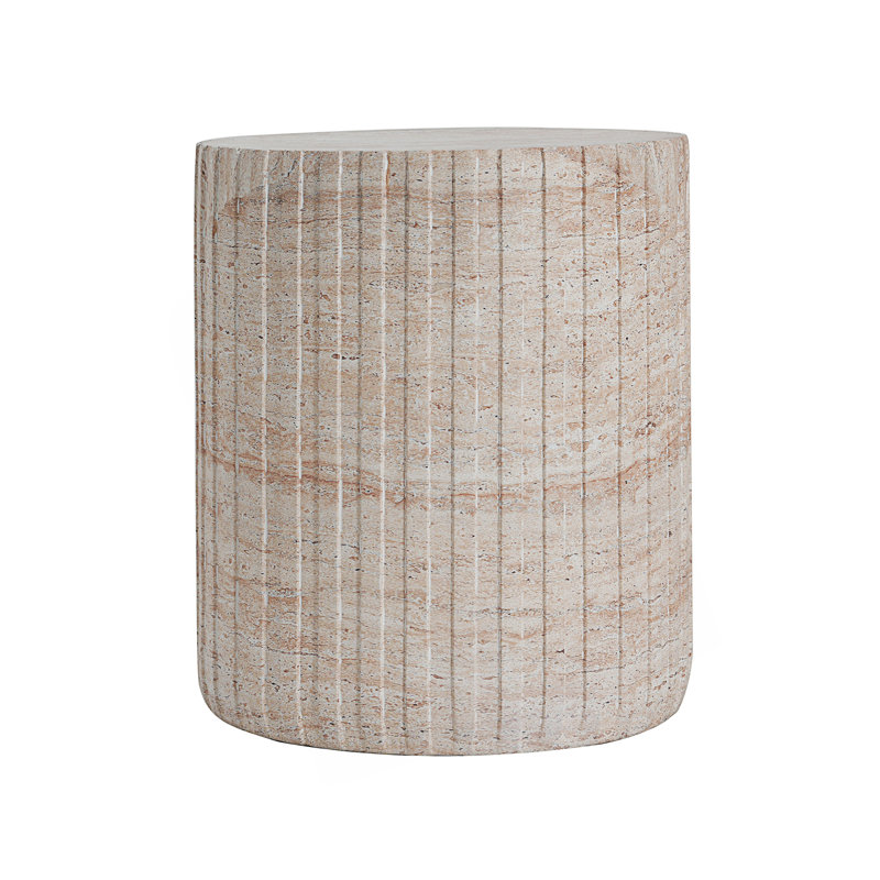 Outdoor/Indoor Cylinder Structure Side Table