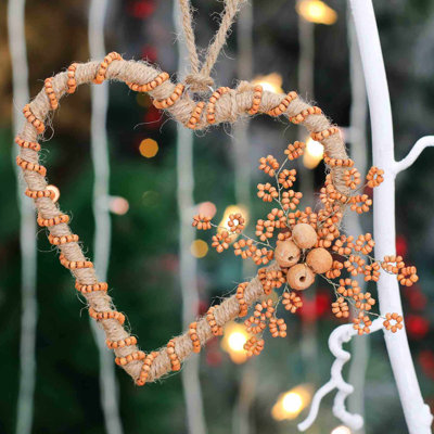 6'' Handmade Fabric Holiday Shaped Ornament