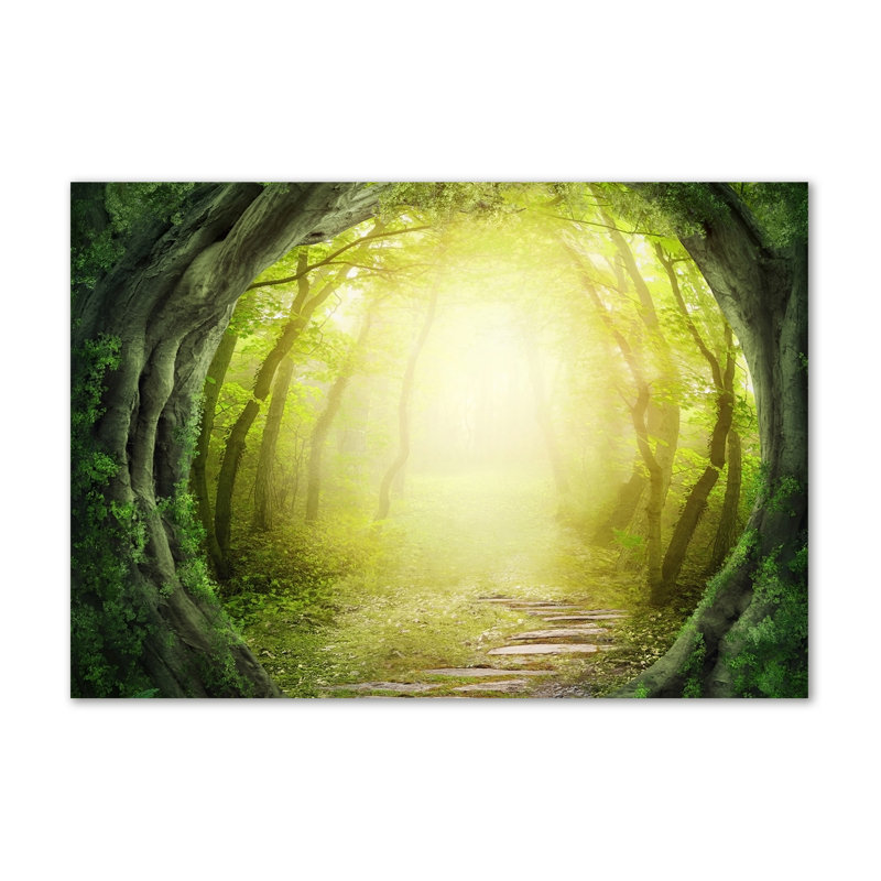 Tunnel With Trees - Wrapped Canvas Print