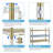 76'' Metal Freestanding Garment Rack-104191585
