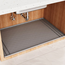 Under Sink Mat With Pipe Holes: Efficient Leak Solution