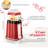 YASHE Hot Air Popcorn Popper Maker, Retro Fast Popcorn Machine, Healthy Oil-Free Popcorn Maker, Ideal for Home Movie Nights and Holiday Gifts