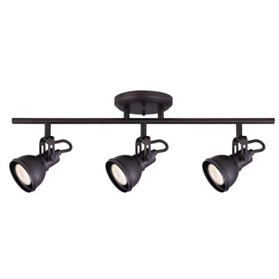 Fedler 22.5'' 3 -Light Fixed Track Track Kit with Adjustable Head