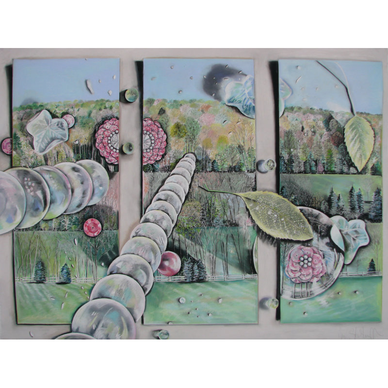 Conception originale unique pour la perfection scintillante par Nancy Staub Laughlin - Peinture