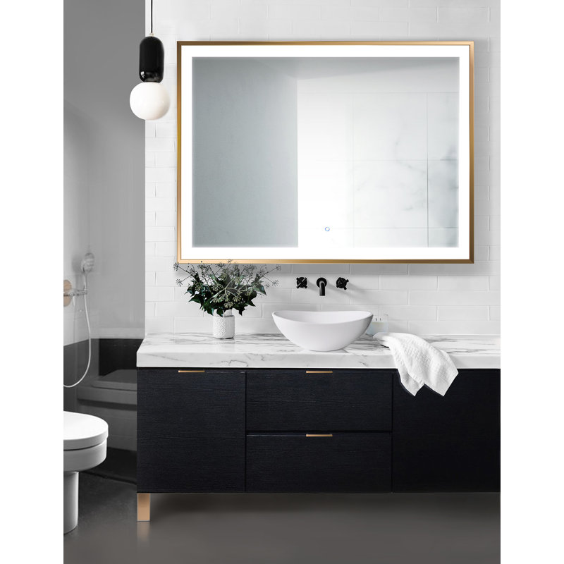 Miroir Ednaoverdorf, Or, 36 po x 48 po