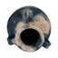 Vase décoratif en terre cuite avec motif texturé rustique et poignées doubles, décor contemporain élégant pour les espaces modernes-1679029246-1685629926