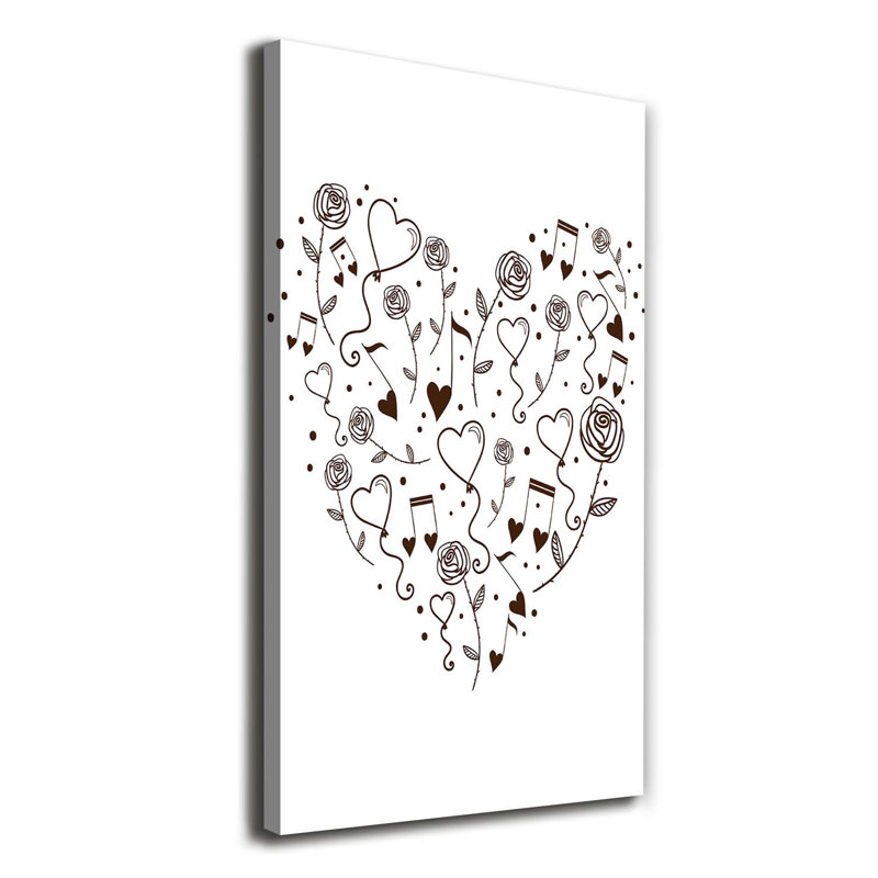 Heart - Wrapped Canvas Print