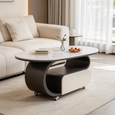 Table basse mobile avec rangement