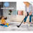 Loom & Grey/Multi Abstract Area Rug 5X7 - Non-Shedding, Stain For Bedroom, Study Non-Shedding Dining Room, Entryway Decor