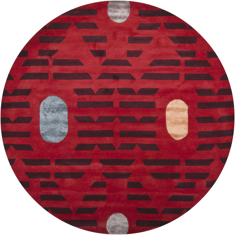 Christasia Performance Geometric Indoor Rug, Round 7'9"