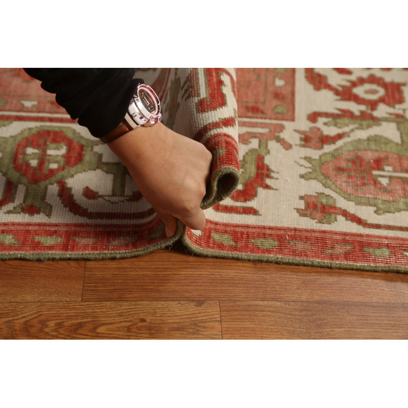 Tapis turc unique en son genre 9 pi 10 po x 12 pi Heriz Serapi noué à la main