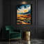 «Watercolor Landscape 85», art mural sur toile brune-1762932566