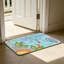 Multicolore tapis de sol fantaisiste à motif de papillons 24 "x 36" Hello Friend