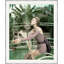 Model In A Long Sleeved Swimsuit Giclee Print by John Rawlings