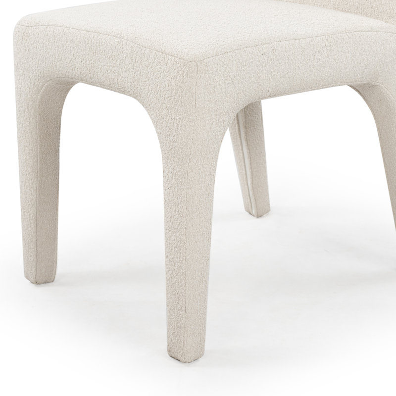 Maricelle Boucle Dining Chair, Tan