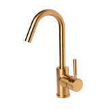 Cigno Single Hole Bathroom Faucet with Drain Assembly