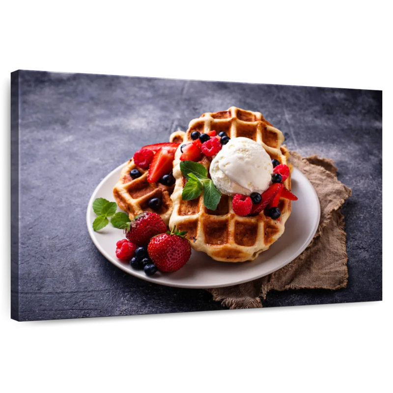 Yarlin Berry Belgian Waffles, 32" H x 48" W