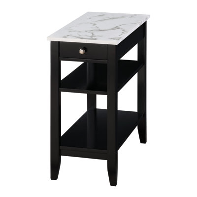 Carbin End Table with Drawer and Shelves