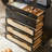 Modern Black Solid Wood Accent Cabinet