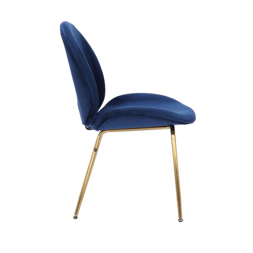 Mercury Row® Gleno Velvet Upholstered Side Chair & Reviews | Wayfair