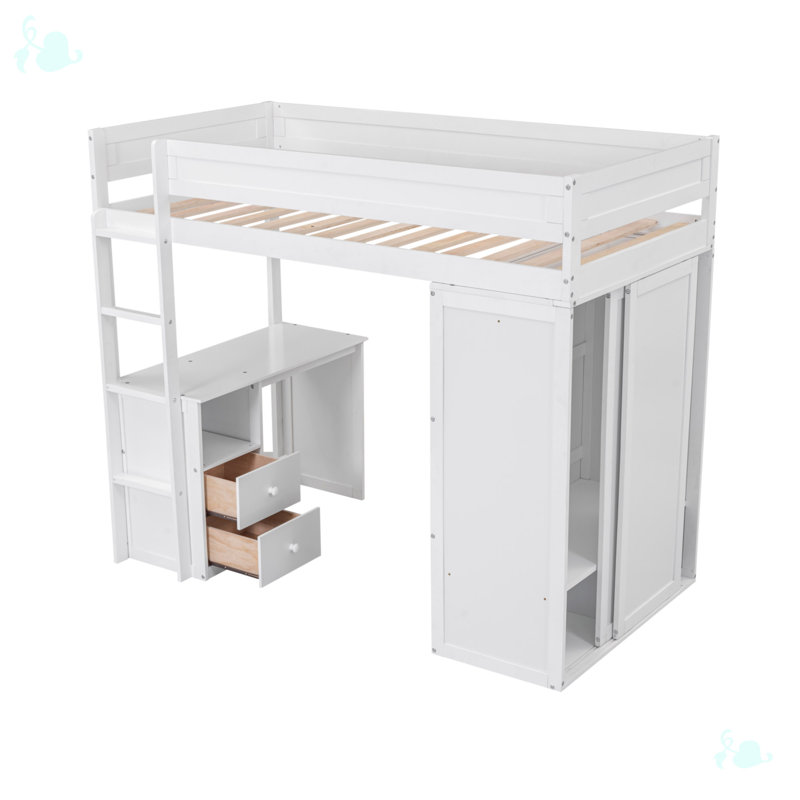 Lit Lynbrook, Simple, Blanc
