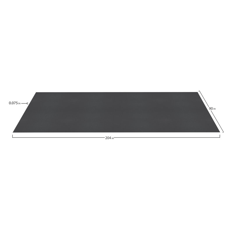 Protecteur de plancher en vinyle G-Floor, Gris, L 7,5 pi x l 17 pi x H 75 mm