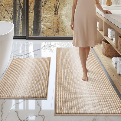 Soft Shaggy Absorbent Non-Slip Bath Mat
