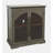 Sherree 33" Gothic Modern Arch Transitional Accent Storage Cabinet with Glass Doors-1117231161