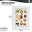 Collection de fruits, étude encadrée sous verre, conception par Diane Neukirch-55352424-55352468