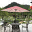 9 PARAPLUIES rayures rouges
