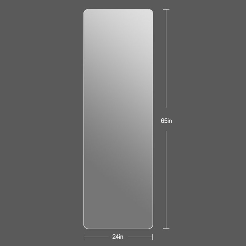 Miroir pleine grandeur en aluminium