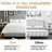 Fabric Upholstered Bed Frame with Adjustable Headboar,Wood Slat Support, Button Tufted Platform Bed-970880352-970880357