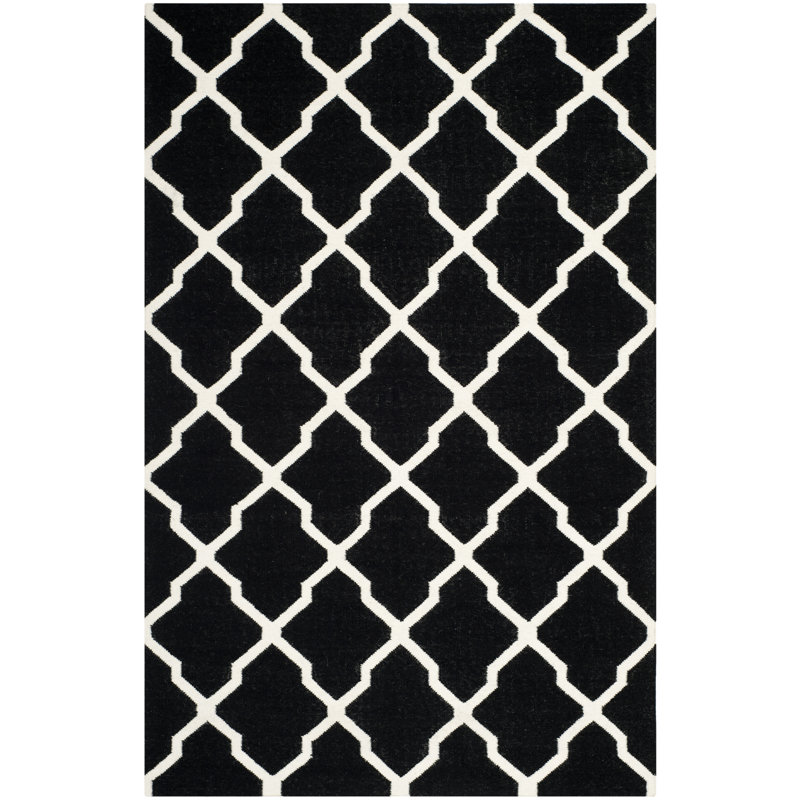 Seraphin Geometric Hand Woven Area Rug, Rectangle 183 x 274 cm