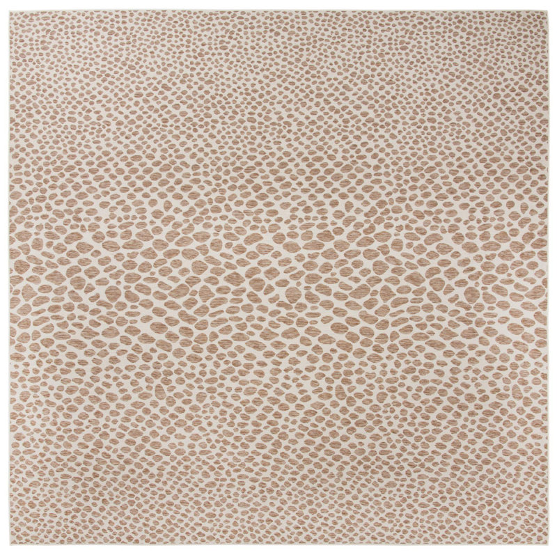 Tapis d'extérieur couleur os, Carré 13 pi