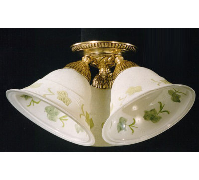 Binns Glass Semi Flush Mount