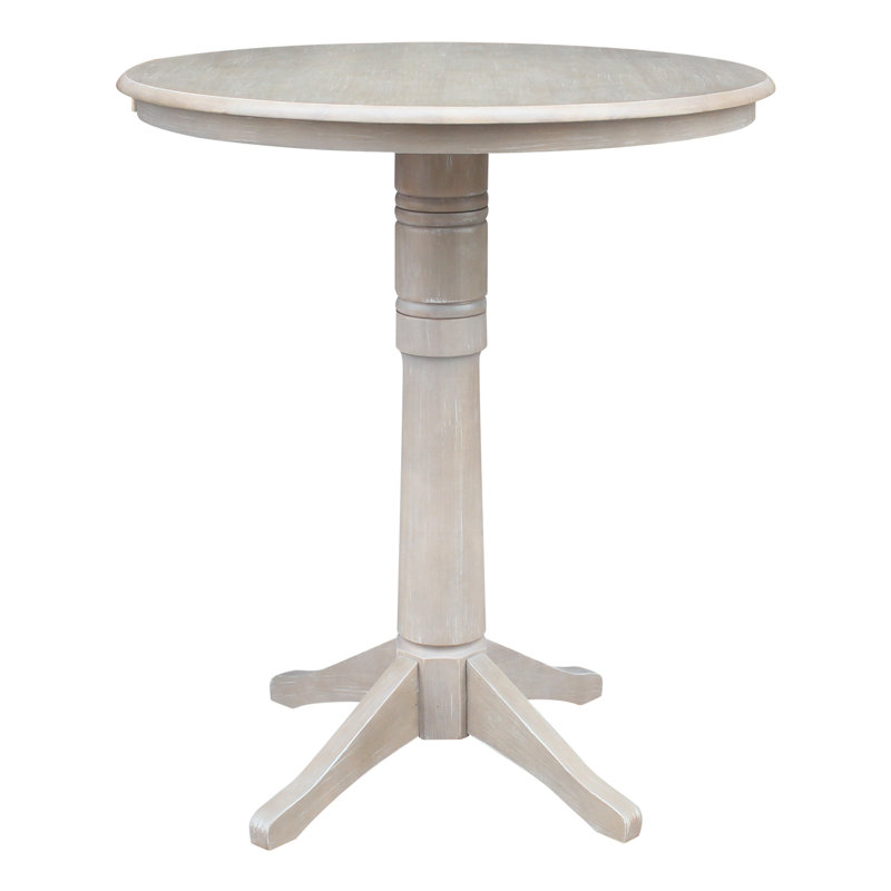 Table de salle à manger Craighead, H 41,9 po x L 36 po x l 36 po, Taupe-gris délavé