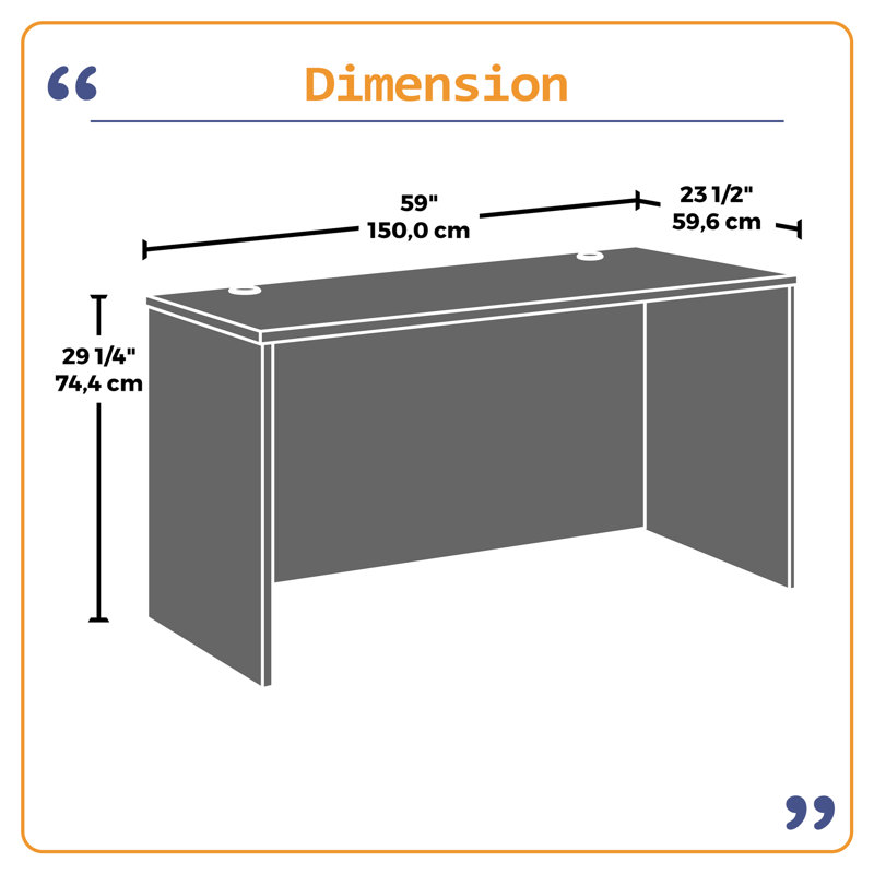 Sturdy Practical Desk 60" x 24"