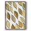 Reproduction encadrée de motifs de feuilles à motif II - bois massif-1939393886