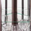 Vitrine de coin lumineuse - Vitrine de salon, objets de collection antiques, rangement pour verres à vin et à bar - Conception élégante d'angle avec lumières incluses