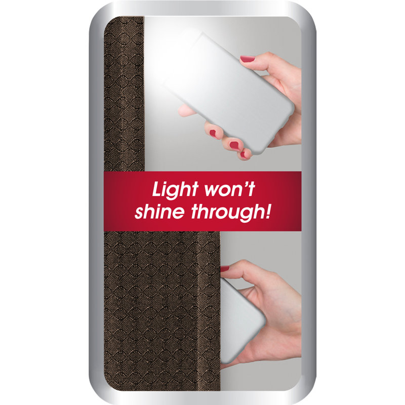 Linen Blackout Rod Pocket Window Curtain Panel