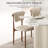 70.87" Oval Sintered Stone Dining Table Set With 6 Fabric Upholstered Dining Chairs